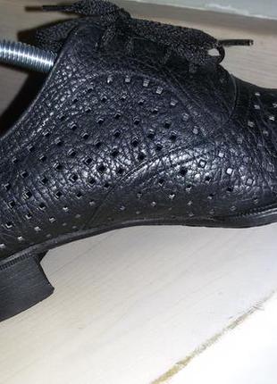 Sanna (italy)- кожаные туфли 40 размер (26,5 см)7 фото
