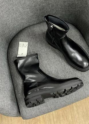 Демісезонні сапоги zara3 фото