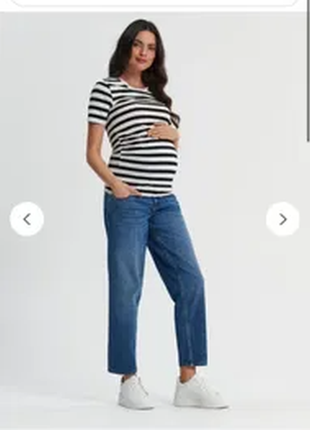 Новые джинсы мом для беременных.2 фото