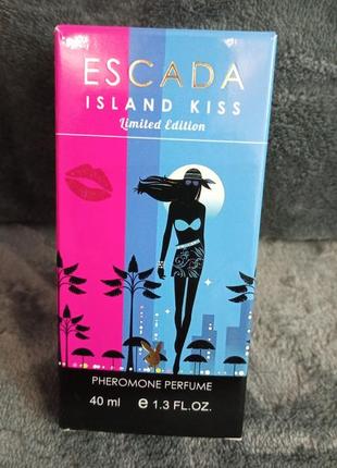 Мини парфюм женский с фермами escada island kiss 40ml