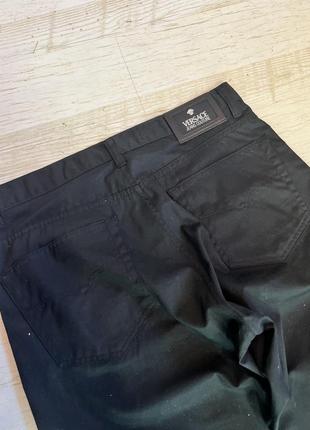 Легкие брюки прямого кроя versace jeans couture7 фото