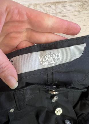 Легкие брюки прямого кроя versace jeans couture8 фото