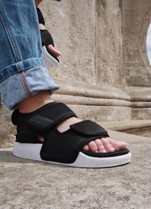 Шикарные сандали adidas adilette 3.0 black сандалі босоніжки босоножки sandals1 фото