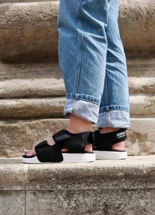 Шикарные сандали adidas adilette 3.0 black сандалі босоніжки босоножки sandals4 фото