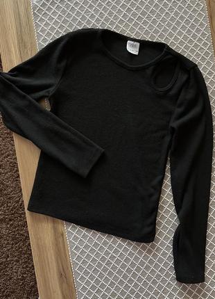 Зара zara чорна кофта светр чорний на дівчинку 13-14 164 см