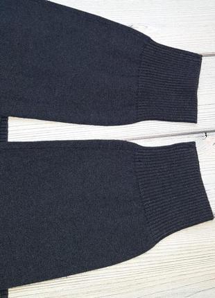 💥1+1=3 базовый синий мужской свитер с воротничком f&amp;f, размер 46 - 484 фото