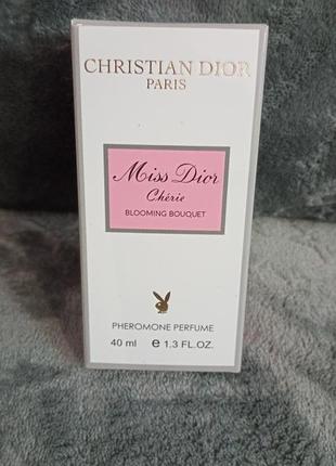 Мини парфюм женский с фермами miss dior cherie blooming 40ml