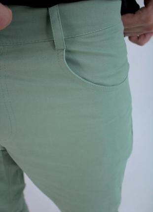 Мужские брюки войлочные весенние брюки классические осенние бирюзовые7 фото