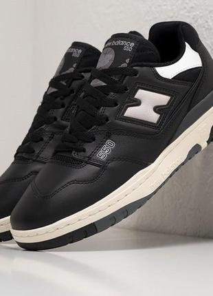 Кроссовки new balance 550 черно-белые