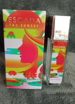Міні парфюм жіночий з фермонами escada taj sunset 40ml