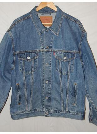 Винтажная джинсовая куртка levis 70507 0389 size l1 фото