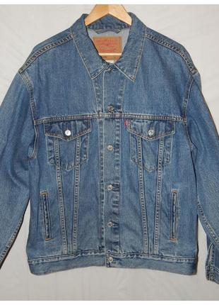 Вінтажна джинсова куртка levis 70507 0389 size l9 фото