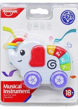 Музична іграшка для малюків "веселе слоненя"