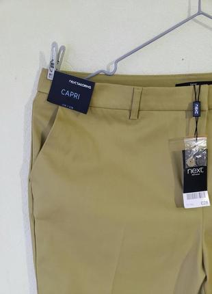 Новые натуральные стречевые брюки next tailoring capri 20 r9 фото