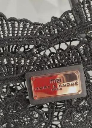 Женская пляжная сумка marc &amp; andré черная6 фото