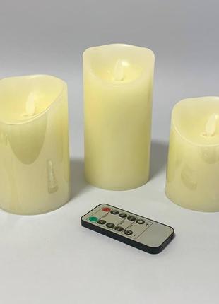 Светодиодные свечи antizer 3 шт3 фото