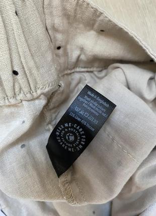 Нові жіночі бриджі лляні льон віскоза  шорти george великий розмір батал3 фото