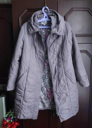 Куртка пальто зима осень батал2 фото