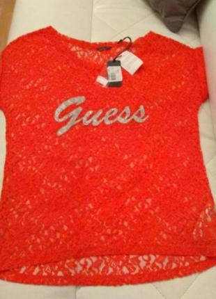 Стильная футболка от guess, размер xl