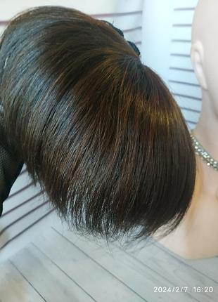 Накладка качанка макушка 100% натуральне волосся