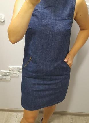 Розпродаж по 100грн плаття сукня сарафан джинсовое платье4 фото