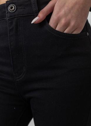 Джинси жіночі стрейч, колір чорний, 214r14295 фото