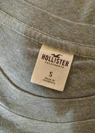 11.практическая удобная футболка популярного бренда из сша hollister4 фото