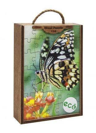 Дерев'яні пазли "метелик", 150 ел.1 фото