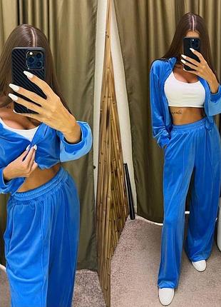 Спортивный велюровый костюм3 фото