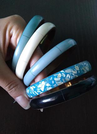 Браслет голубой индия