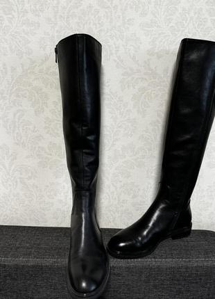 Сапоги кожаные2 фото