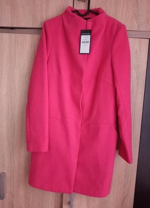 Стильное пальто розового цвета недостатков top secret размер 38 (м)