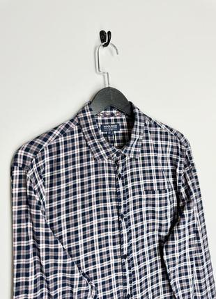 Woolrich рубашка в клетку, классический крой.2 фото