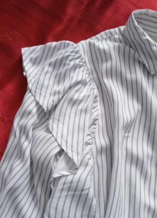 Женская блуза рубашка брендовая люкс lewis вискоза в полоску4 фото