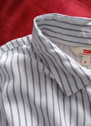 Жіноча блуза сорочка брендова люкс lewis віскоза у смужку5 фото