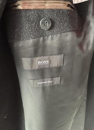 Двобортне пальто прямого крою від hugo boss6 фото