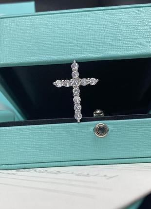 Подвеска tiffany &co крестик