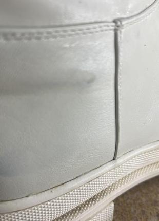 Сапоги / ботинки бежевые, молочные, белые, 38 размер5 фото