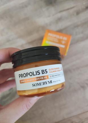 Somebymi propolis b5 glow barrier calming cream – крем для увлажнения и сияния с прополисом 60g