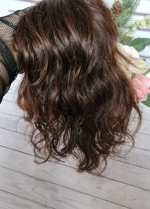Винтажный хвост шиньон 100% натуральный словянский волос.8 фото