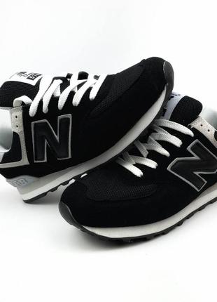 Кроссовки new balance 574 black&amp;white