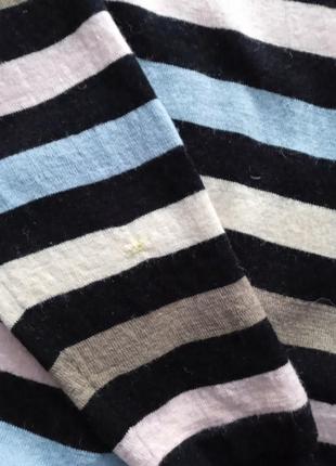 Женский свитер джемпер люкс 100% шерсть мериноса в полоску fred perry9 фото