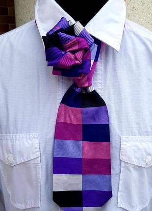 Женский галстук, английский шик"1 фото
