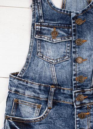 Супер модный джинсовый комбинезон3 фото