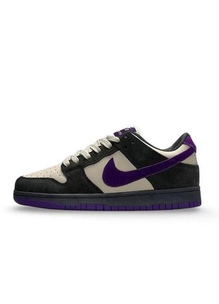 Жіночі кросівки nike sb dunk low x otomo fuse grey purple