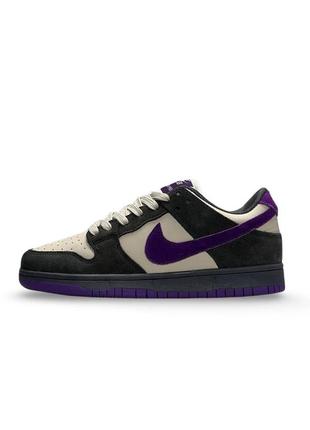 Женские кроссовки nike sb dunk low x otomo katsuhiro grey purple