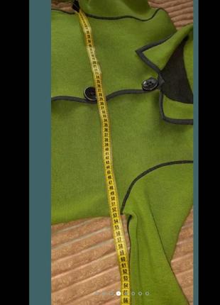 Жакет m, l  кардиган 
пальто накидка пиджак куртка двусторонняя betty barclay, серый, зелёный подарок сумка5 фото