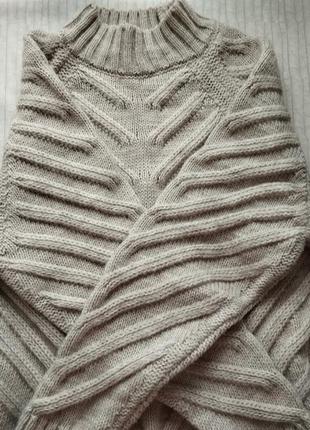 Удлиненный теплый свитер, туника.5 фото