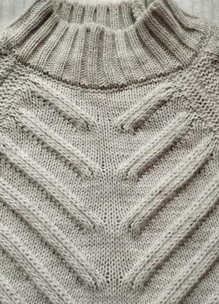 Удлиненный теплый свитер, туника.6 фото