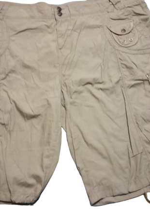 Модні жіночі шорти з кишенями 24-й розмір4 фото